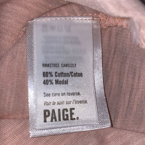 PAIGE NWT Rylen Tank In Rose Smoke Size XL - Picture 7 of 9